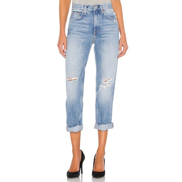 Trave "Riley" 90s Straight Leg Jean in "Time after Time", size 27 - Picture 3 of 12